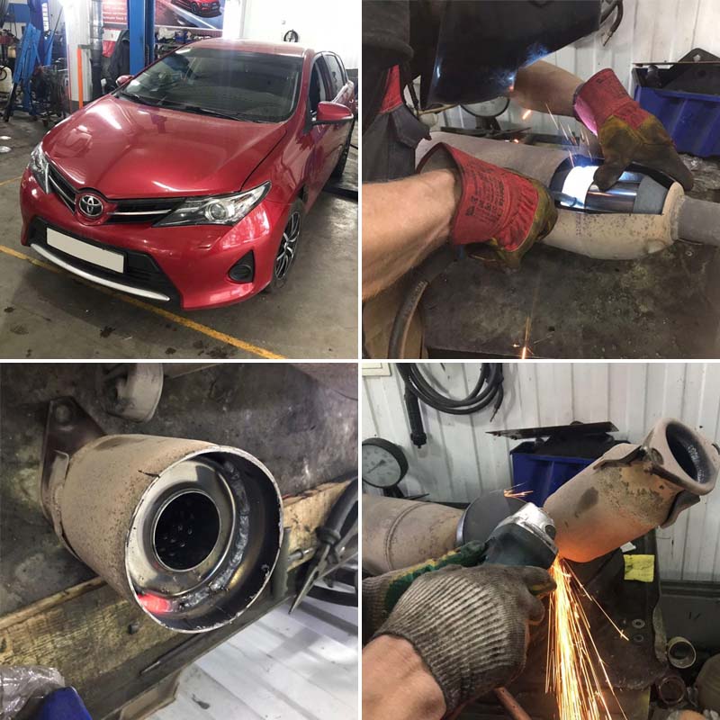 Удалили катализатор на Toyota в Казани