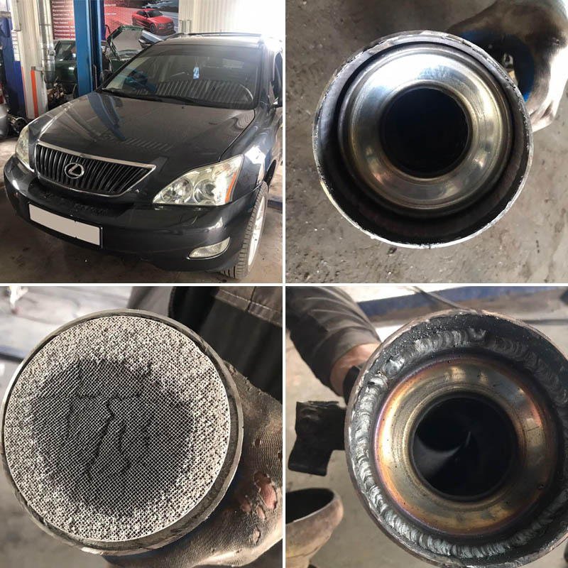 Удалили катализатор на Lexus RX330 в Казани